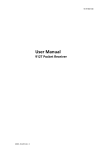User Manual, 912T Pocket Receivers, TD91801GB