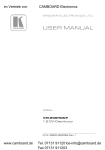 USER MANUAL - CAMBOARD Electronics