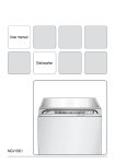 User manual Dishwasher MGV 6001