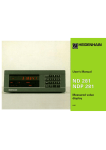 User's Manual ND 281, NDP 281 (SW 246 181-01)