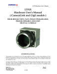 LYNX Hardware User's Manual ( CameraLink and GigE models )