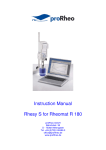User Manual Rhesy S BV