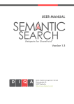 Semantic Search Webparts 1.3 User Manual