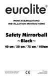 EUROLITE Combi 75cm/100cm Mirrorball user manual