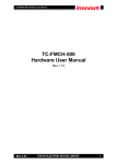 TC-FMCH-500 Hardware User Manual
