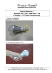 USER MANUAL: MOBILE PV LED LAMP SYSTEM - Photon