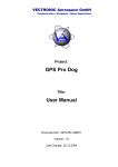 GPS Pro Dog User Manual