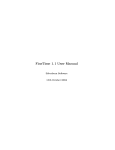 FineTime 1.1 User Manual