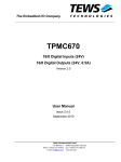 User Manual TPMC670