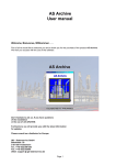 AS Archive User manual - GB