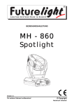 FUTURELIGHT MH-860 User Manual