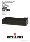 RACKMOUNT KVM SWITCH USER MANUAL