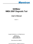 N2KMeter NMEA 2000® Diagnostic Tool User's Manual