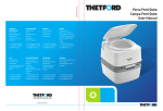 Porta Potti Qube Campa Potti Qube User Manual