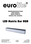 EUROLITE LED Matrix Bar RGB User Manual - LTT