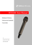 MTH400 User Manual - Pro Audio & Television