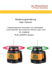 Bedienungsanleitung User manual FL-240HV FLG-240HV