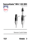 User Manual Sensor Lock-Gate SensoGate® WA 130 MH