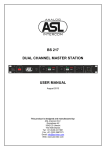 User Manual PS 260 [ASL]