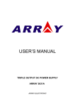 3631A User's manual