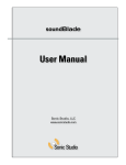 soundBlade version 1.3 &mdash; User Manual