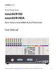 nanoAVR HD and HDA User Manual