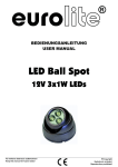 EUROLITE LED Ball Spot user manual - LTT