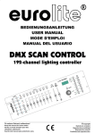 EUROLITE DMX Scan Control User Manual
