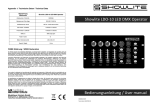 Showlite LDO-10 LED DMX Operator Bedienungsanleitung / User