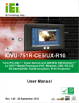 IOVU-751R-CE5/UX-R10 User Manual