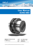 User Manual SONO-MIX