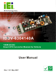 IDDV-6304140A ATX Converter Module User Manual