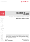 M30245 Group User's Manual