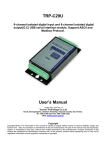 TRP-C29U User's Manual