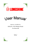 USER MANUAL for LCS-WRM-3214