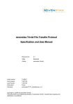 TFTP Specification and User Manual