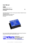 User Manual WIBE - Busse Yachtshop