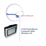 CV30 Fixed Mount Computer With Windows CE User's Manual