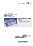 PZ236E User Manual E-482 High-Performance Piezo Amplifier