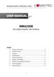 USER MANUAL - COMM-TEC