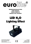 EUROLITE LED H2O User Manual