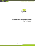 IG600 Series Intelligent Gateway User's Manual