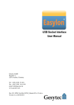 Easylon USB Socket Interface User Manual