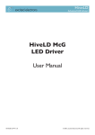 HiveLD McG LED Driver User Manual