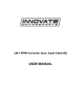 USER MANUAL - Innovate Motorsports