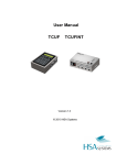 User Manual TCUF TCUFINT