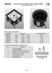Analog Meters with Stepper Motor LSSM3 (LRSM3) User Manual