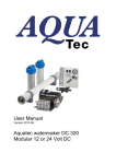 User Manual Aquatec watermaker DC 320 Modular 12 or 24 Volt DC
