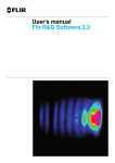 User's manual Flir R&D Software 3.3