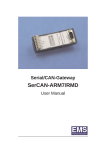 SerCAN-ARM7 User Manual - EMS